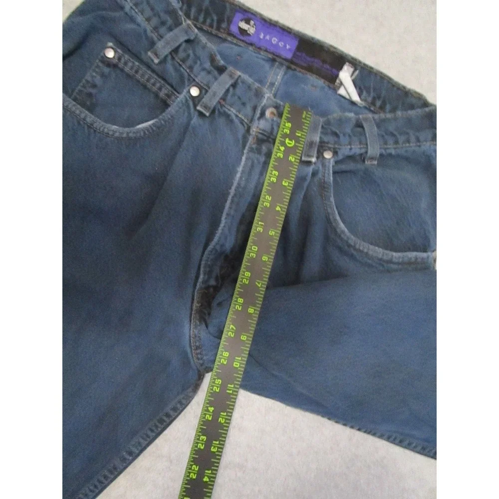 Levi's SilverTab Pants Mens 28x33 Blue Baggy Fit Vintage 90s Y2K Dark Wash Denim